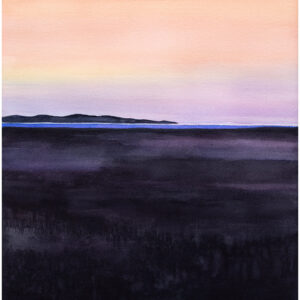 Himmel möter hav III akvarell 35x54cm - Mats Ljungbacke